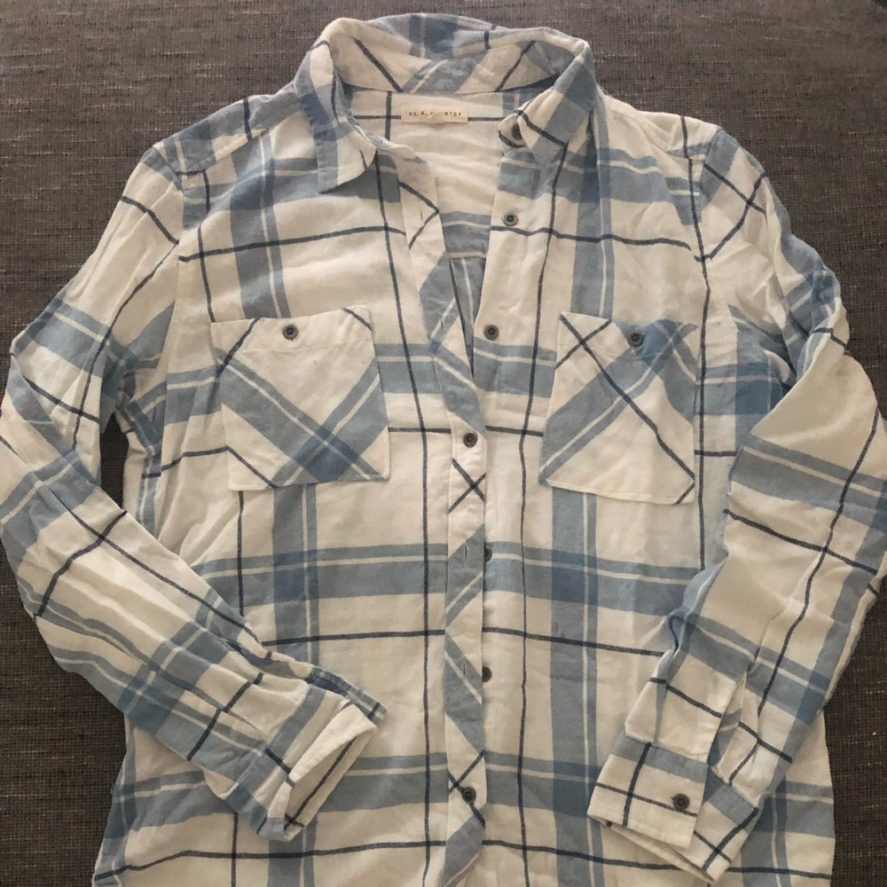 Oversized button up flannel shirt - pacsun